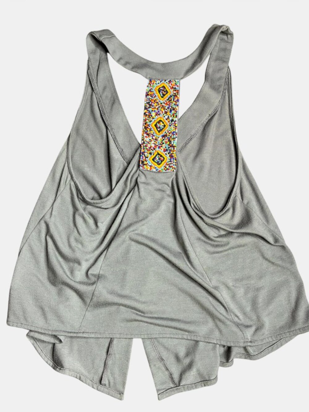 Vintage 2000’s Hand Beaded Silence & Noise Vest